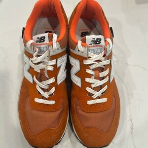 Men’s New Balance 574 Sneaker: Burnt Orange